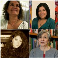 Women in Poetry! Dr. Norma Corrales-Martin (Colombia) , Soledad Chavez-Plumley (Colombia), Dr. Azahara Palomeque (Spain) and Dr. Aurora Camacho de Schmidt (Mexico).